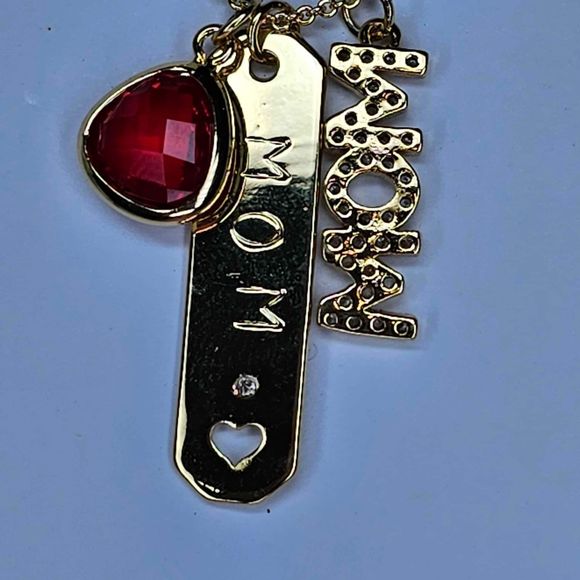 Mom Gift Mother Necklace Zirconia Silverplate First Friend, Forever Friend - Picture 2 of 4